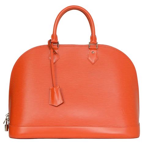 orange louis vuitton bag